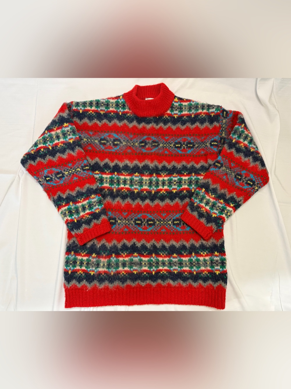 Vi tags Marsh La ding 100% Shetland Wool Sweater